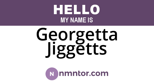 Georgetta Jiggetts