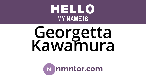 Georgetta Kawamura
