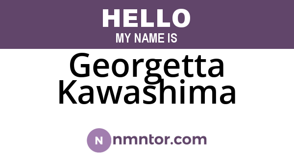 Georgetta Kawashima
