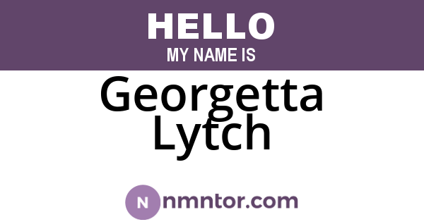 Georgetta Lytch