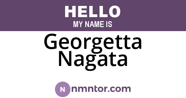Georgetta Nagata