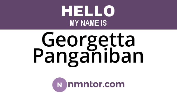 Georgetta Panganiban