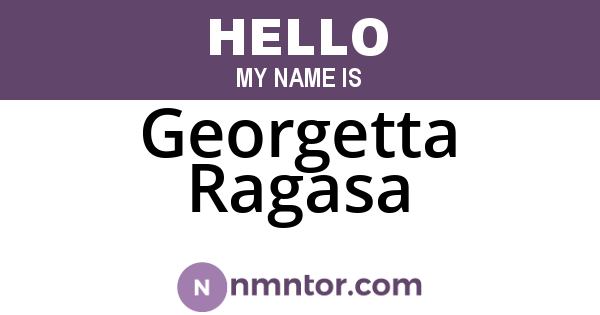 Georgetta Ragasa