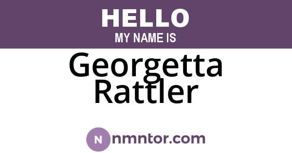 Georgetta Rattler