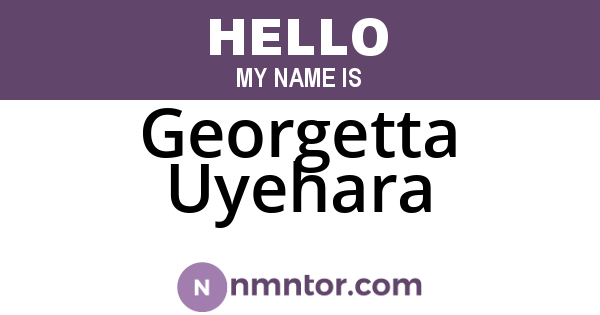 Georgetta Uyehara
