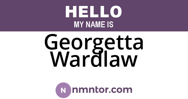 Georgetta Wardlaw