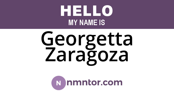 Georgetta Zaragoza