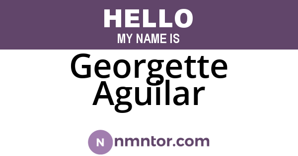 Georgette Aguilar