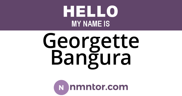 Georgette Bangura