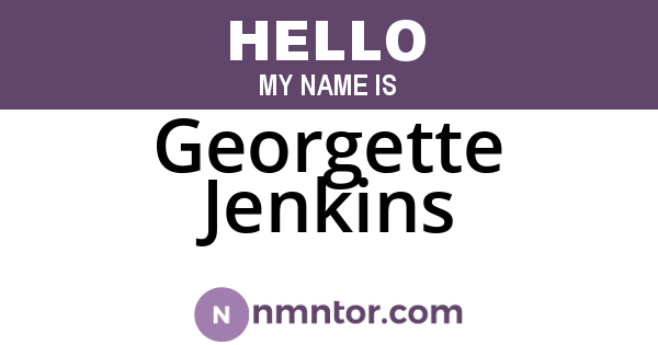 Georgette Jenkins