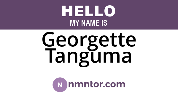 Georgette Tanguma