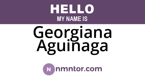 Georgiana Aguinaga