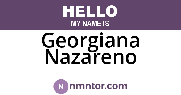 Georgiana Nazareno