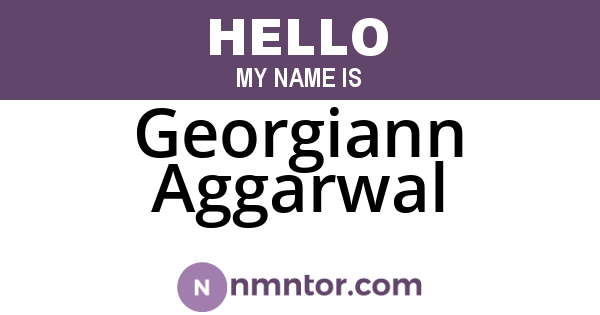 Georgiann Aggarwal