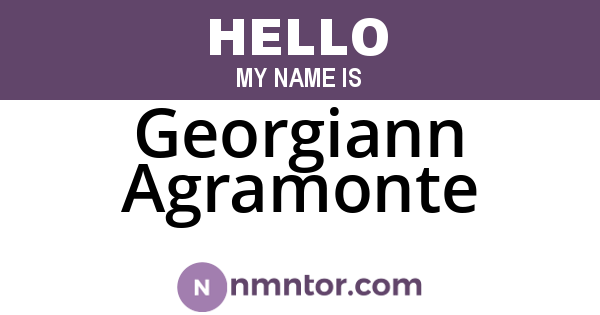 Georgiann Agramonte