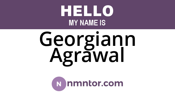 Georgiann Agrawal