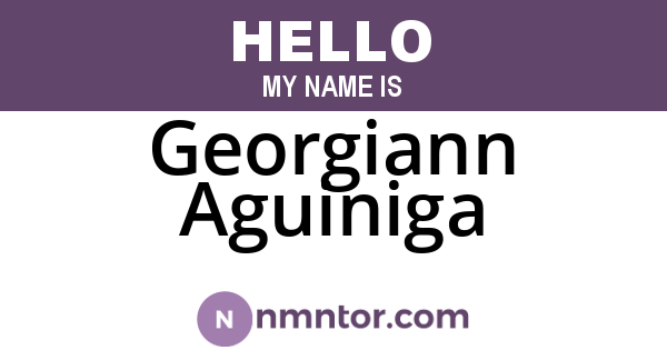 Georgiann Aguiniga