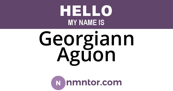 Georgiann Aguon