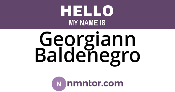 Georgiann Baldenegro