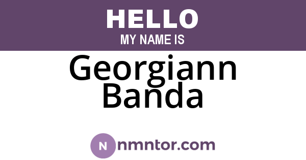Georgiann Banda