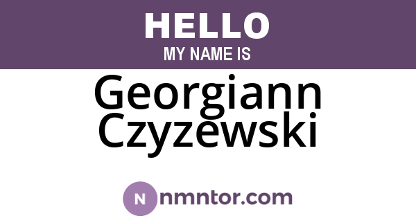 Georgiann Czyzewski