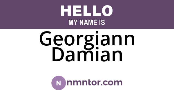 Georgiann Damian