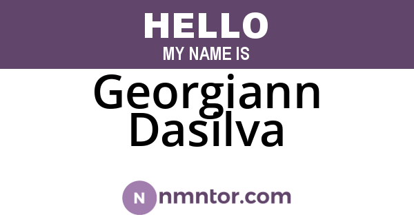 Georgiann Dasilva