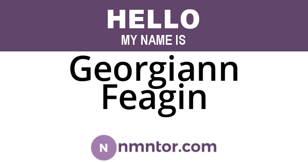 Georgiann Feagin