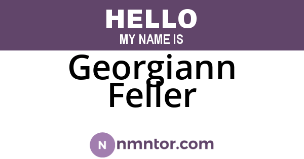 Georgiann Feller
