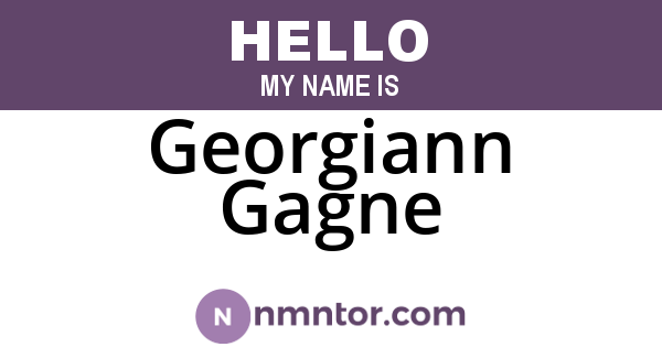 Georgiann Gagne