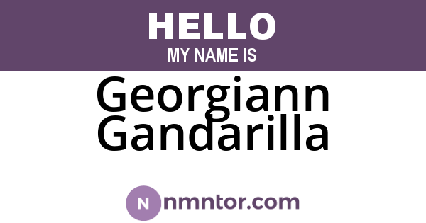 Georgiann Gandarilla