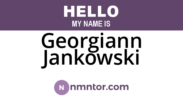 Georgiann Jankowski