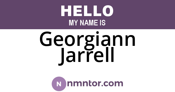 Georgiann Jarrell
