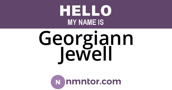 Georgiann Jewell