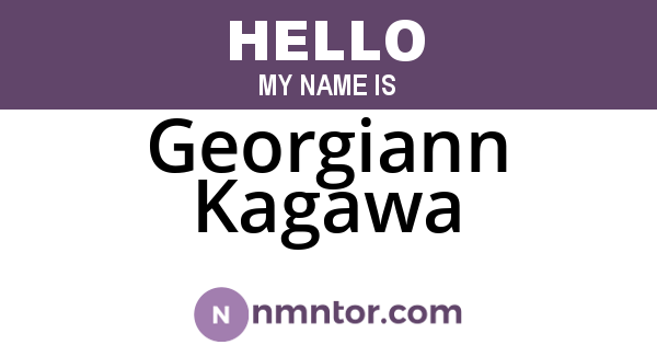 Georgiann Kagawa