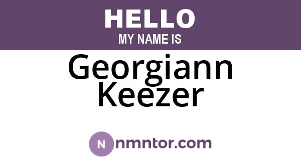 Georgiann Keezer
