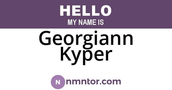 Georgiann Kyper