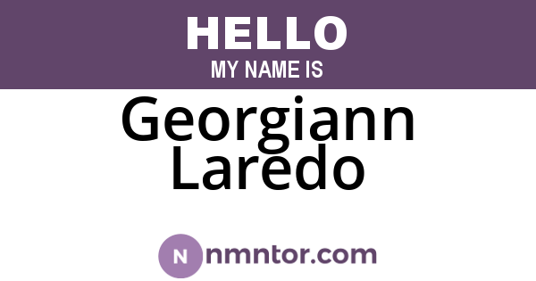 Georgiann Laredo