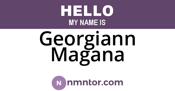 Georgiann Magana