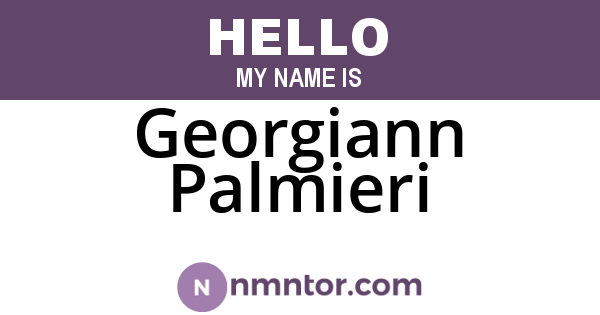 Georgiann Palmieri