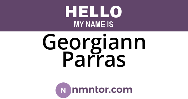 Georgiann Parras