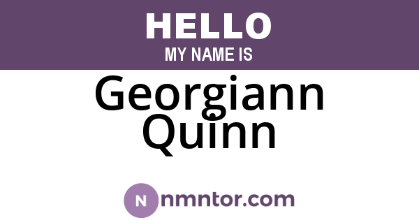 Georgiann Quinn