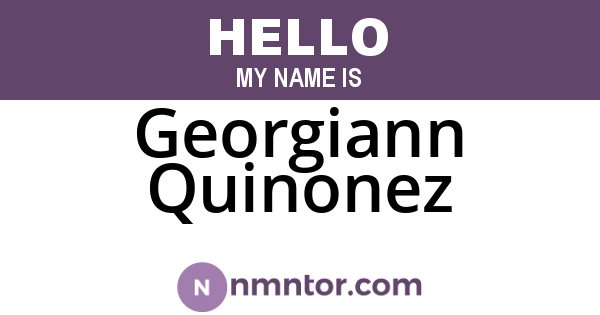 Georgiann Quinonez