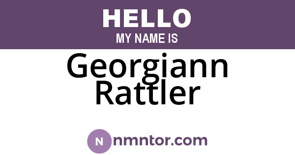 Georgiann Rattler