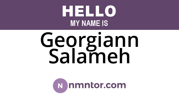 Georgiann Salameh