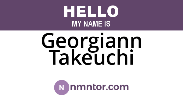 Georgiann Takeuchi