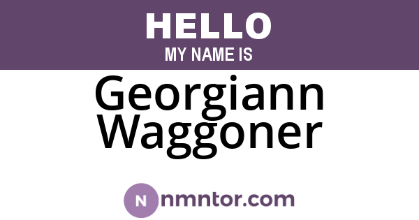 Georgiann Waggoner