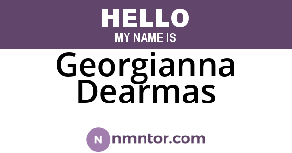 Georgianna Dearmas