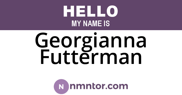Georgianna Futterman