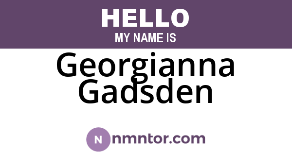 Georgianna Gadsden